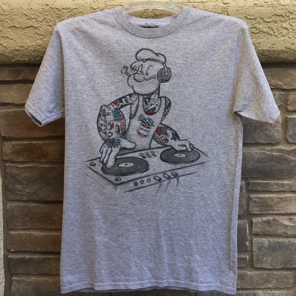 Other - 🎃 3 for 30 🎃 POPEYE Gray T-shirt Size Small.